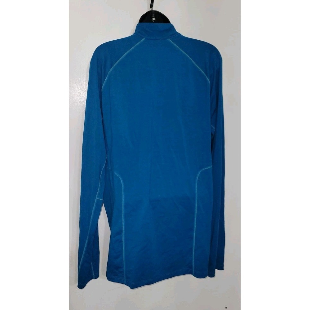 Icebreaker Merino Bodyfit Zone Blue Long Sleeve 1/2 Zip Men's Hoodie Size XL - Picture 2 of 13
